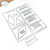 ECD From the Past Sidekick Die- Postage stamps fillers 1