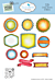 ECD This Lovely Life Die Circles, Banners & Ribbons