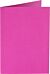 Papicolor dubbele kaart staand A6 105x148mm felroze (912)