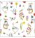 Servet 33x33cm Easter garden