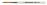 Silver Brush Ultra Mini® GOLDEN SYNTHETIC with COMFORT GRIP® HANDLE Designer Round Short maat 14