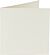 Papicolor dubbele kaart vierkant 132x132mm anjerwit (903)