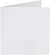Papicolor dubbele kaart vierkant 132x132mm hagelwit (930)