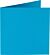 Papicolor dubbele kaart vierkant 132x132mm hemelsblauw (949)
