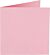 Papicolor dubbele kaart vierkant 132x132mm babyroze (959)