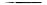 Silver Brush Black Velvet® serie 3007S Script Liner Short maat 1