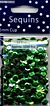 Pailletten facon metal groen 6 mm 12 GR 