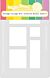 Waffle Flower Crafts Postage Collage Mini Slimline Blocks Stencil