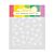 Waffle Flower Crafts Daisy Background Stencil Duo