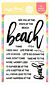 Waffle Flower Oversized Beach Stamp Set