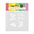 Waffle Flower Postage Collage Butterfly Stencil