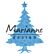 Marianne Design Creatables Tiny's Christmas tree with decorated