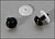 veiligheids ogen 7 mm zwart 1 paar