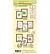  LeCreaDesign combi clear stamp, Postzegel decoraties