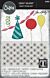 Sizzix 2D Texture Fades w/ Thinlits Die by Tim Holtz Vault Side Order Celebrate (1+8pcs)