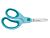 schaar Westcott Kids 13cm soft grip linkshandig ronde punt turquoise