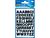 Avery letteretiket Z-design Home pakje a 2 vel watervast zwart Letters 9,5mm zwart