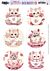 Scenery Push out - Berries Beauties - Kitten in Cup - Round