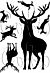 Card-io Combinations Stately Stag A6 Clear Stamp Set