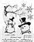 Mr. Frostie Tim Holtz Cling Stamps