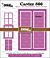 Crealies Cardzz Frame & Inlay Isabel CLCZ566 max. 8,5 x 12,5 cm