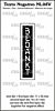 Crealies Texto Negativo Bedankt - NL (V) NL05V max.16x61mm