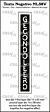 Crealies Texto Negativo GECONDOLEERD (V) NL38V max. 16 x 98 mm