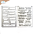 Art Journal Specials Hinged to the past Journal Phrases 4 Stamp and Die Set
