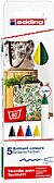edding-4600 ass. Textielpen  5ST 1 mm / 4-4600-5
