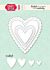 Craft & You Biscuit Frame Hearts Set Dies (CW328) 