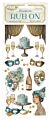 Stamperia Masquerade Rub-On 4x8,5 Inch Masks (DFLRB138)