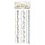 Stamperia Timeless Rub-On 4x8,5 Inch Stripes (DFLRB165)