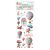 Stamperia Candy Christmas Rub-on 4x8,5 Inch Air Balloons  (DFLRB172)