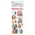 Stamperia Candy Christmas Rub-on 4x8,5 Inch Marzipan Houses  (DFLRB176)