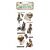 Stamperia Voyages Fantastiques Rub-On 4x8,5 Inch Explorers  (DFLRB190)