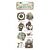 Stamperia Voyages Fantastiques  Rub-On 4x8,5 Inch Mechanical Wonders (DFLRB192)