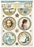Stamperia Masquerade A4 Rice Paper Selection (6pcs) (DFSA4XMS)