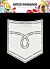 Dutch Doobadoo Card Art A5 Jeans (broek) zak 