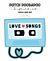 Dutch Doobadoo Card-Art Love songs A5