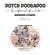 Dutch Doobadoo Rubber stamp 1 ATC cirkel Butterfly 497.004.004