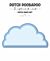 Dutch Doobadoo Shape Art Wolk 470.784.290 