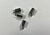 Eindkap voor 5mm koord 7x3MM platinum 4 ST