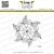 Lesia Zgharda Design photopolymer Stamp Marine geometric rosette