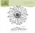 Lesia Zgharda Design photopolymer Stamp Set "Chamomile small" FL085b