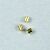 Knijpkraal recht goud 1.5X1.5MM