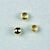 Knijpkraal rond goud 2.5MM