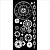 Stamperia Voyages Fantastiques Thick Stencil 12x25cm Mechanisms (KSTDL131)
