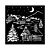 Stamperia The Owl's House Thick Stencil 18x18cm Cottage  (KSTDQ126)