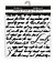 Stamperia Masquerade Thick Stencil 12x12cm Handwriting (KSTDS10)