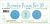 LeCrea - Flower Foam set 20 6 vl 3x2 Blauw  A4